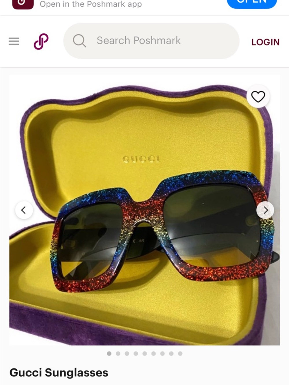 🔥 New! Gucci!!!! Rare!!!! Runway Gucci Rainbow Glitter 😎